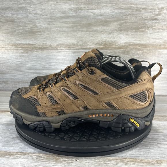 Merrell Men’s Moab 2 Ventilator Brown Suede Hiking Shoes Size 9 - Picture 1 of 9
